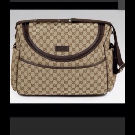 gucci double g logo diaper bag|authentic Gucci diaper bag.